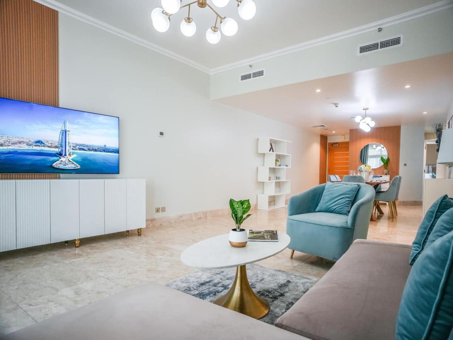 Deluxe 3 Bedroom With Marina & Sea View Dubai Ngoại thất bức ảnh